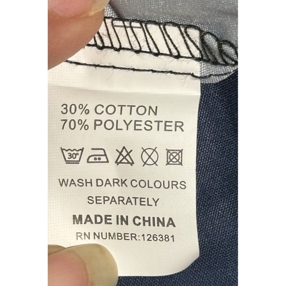 Apparel Stuff ForceX Men's Palm‎ Tree Button Up Shirt Blue XX-Large - Picture 11 of 11